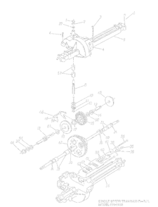 Part Location Diagram of 711-0861 Husky Input Shaft
